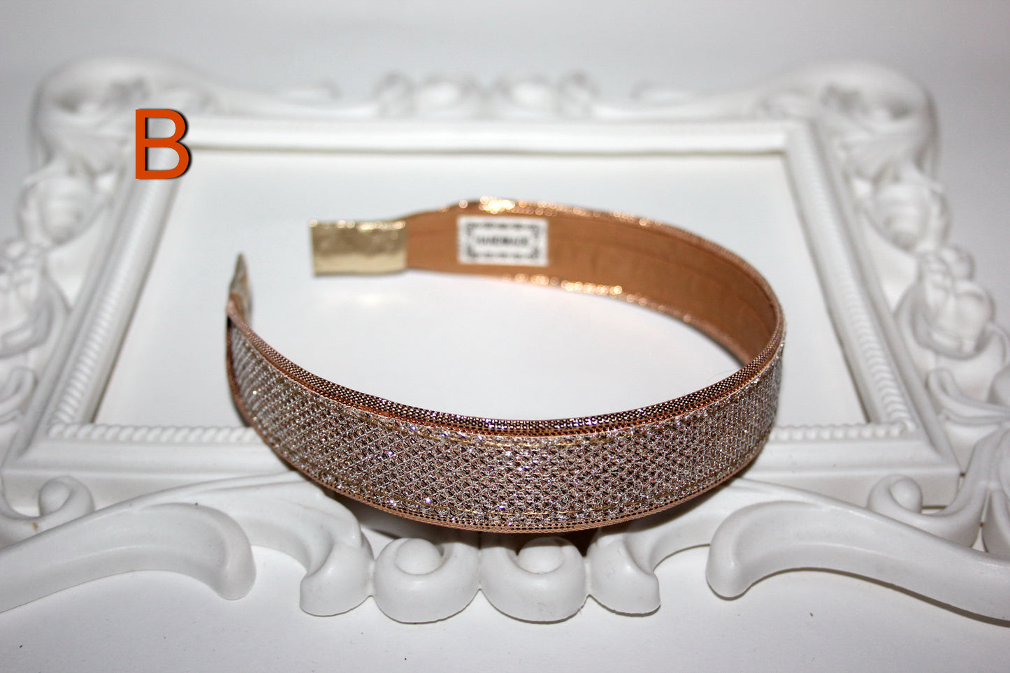 Gold & Silver headbands for women Plastic free head scarf Sparkle hairband