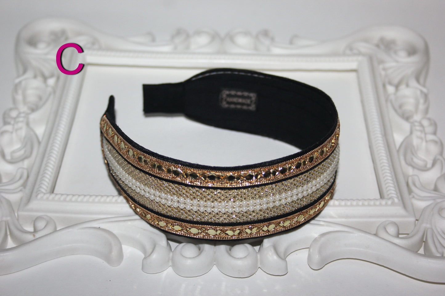 Sparkle headbands 1.7"inches Shiny hairband scarf