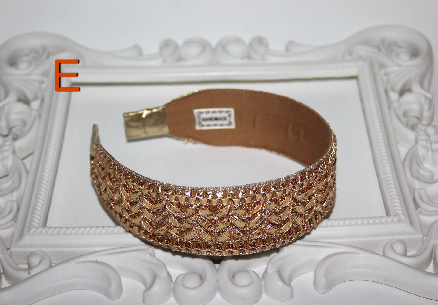Gold & Silver headbands for women Plastic free head scarf Sparkle hairband