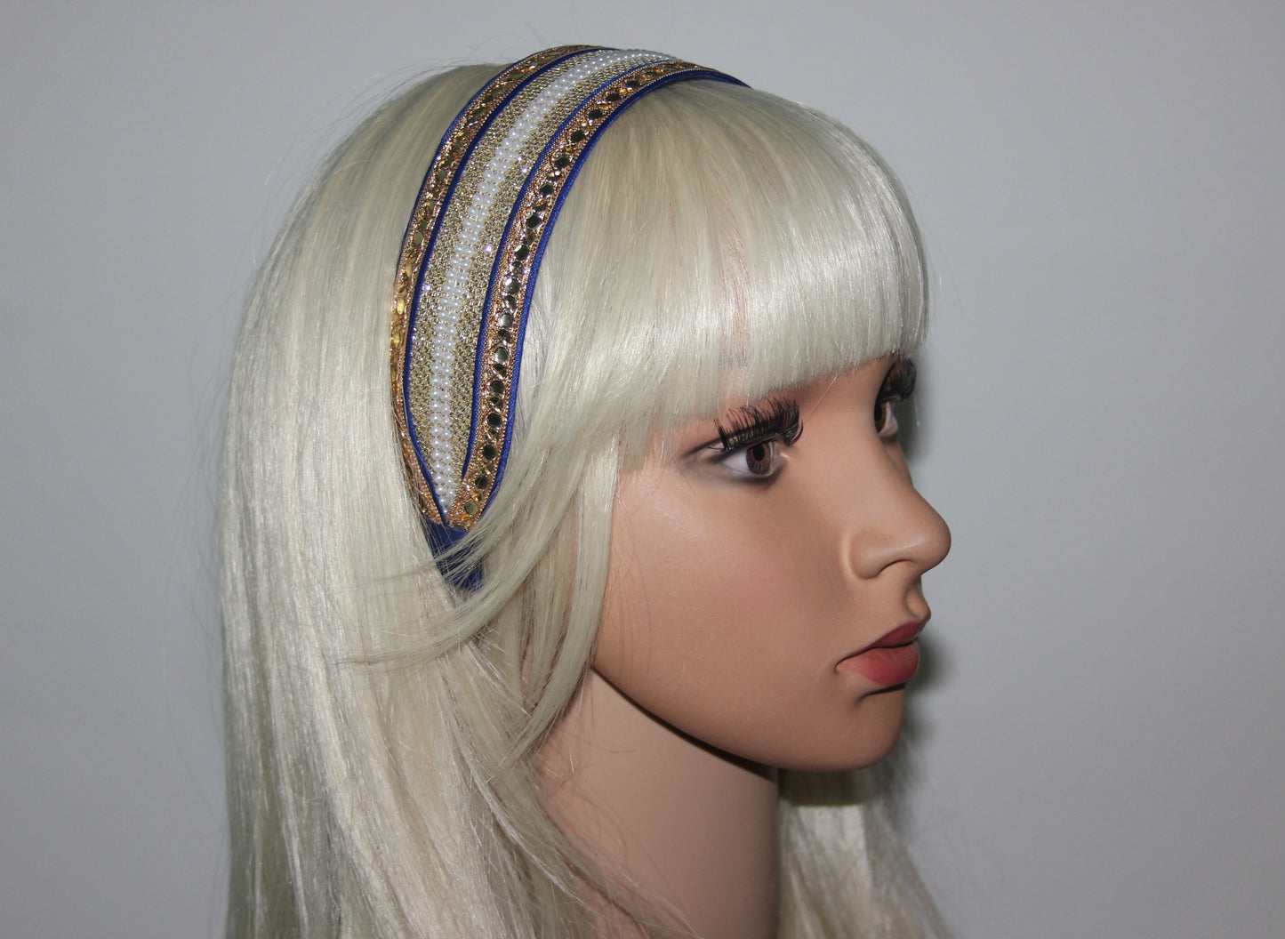 Sparkle headbands 1.7"inches Shiny hairband scarf