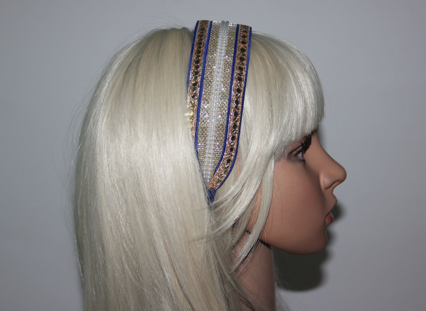 Sparkle headbands 1.7"inches Shiny hairband scarf