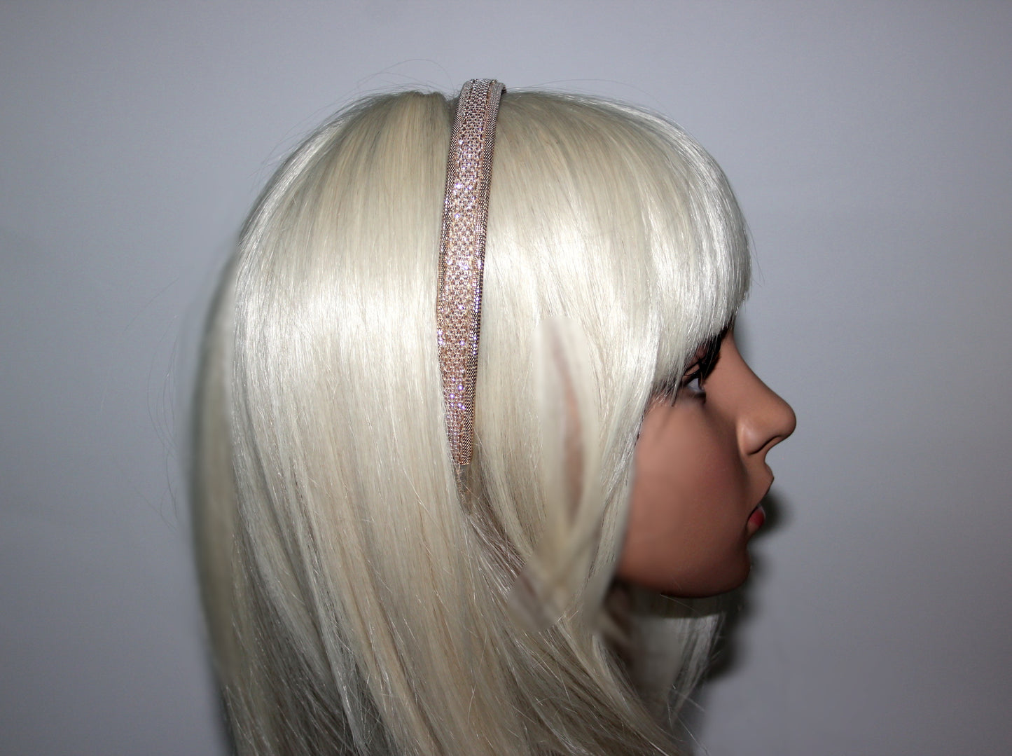Gold & Silver headbands for women Plastic free head scarf Sparkle hairband