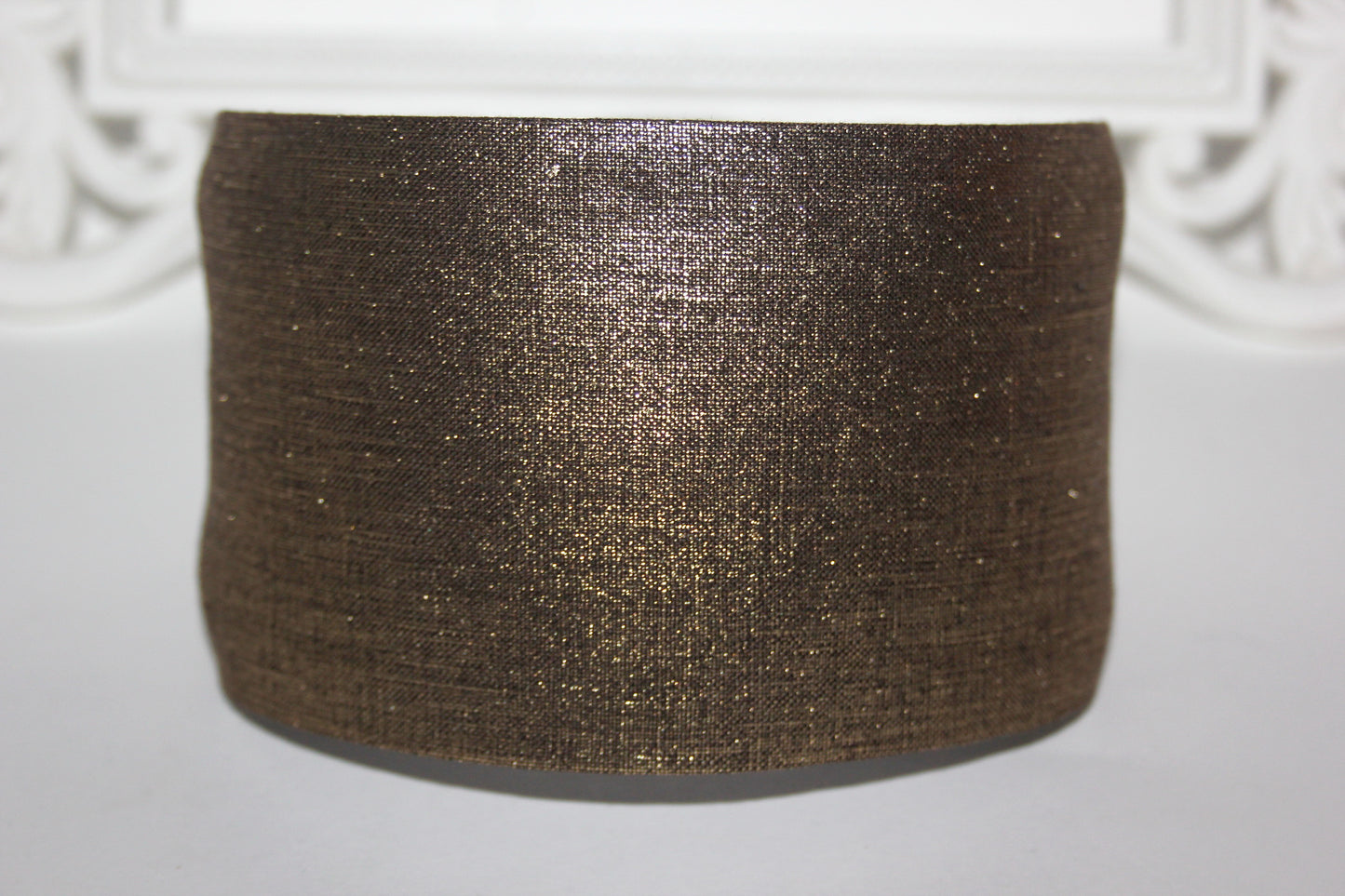 Linen headband women Stardust Gold & Brown hairband scarf