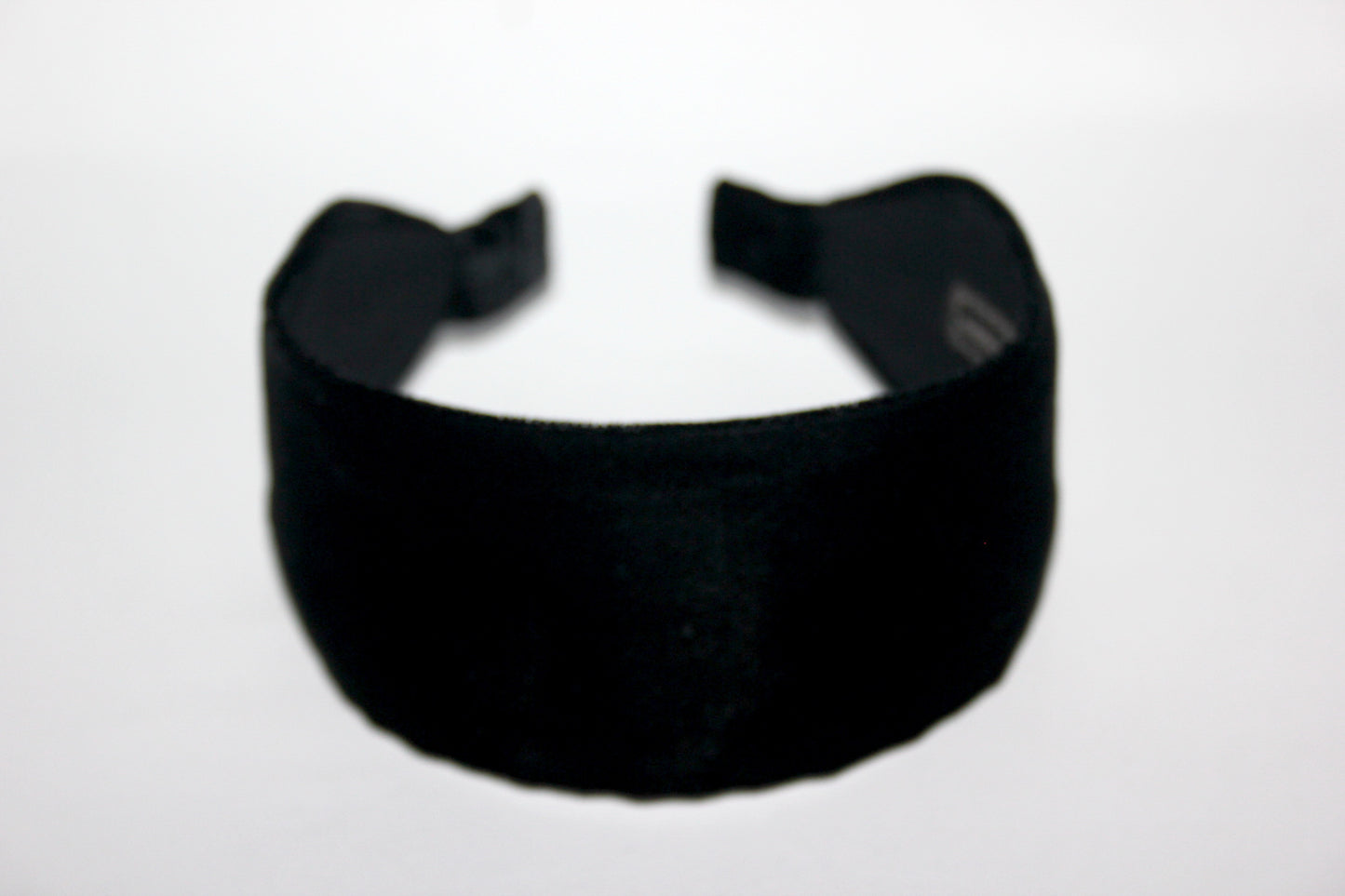 Black velvet flat headband Handmade women hairband