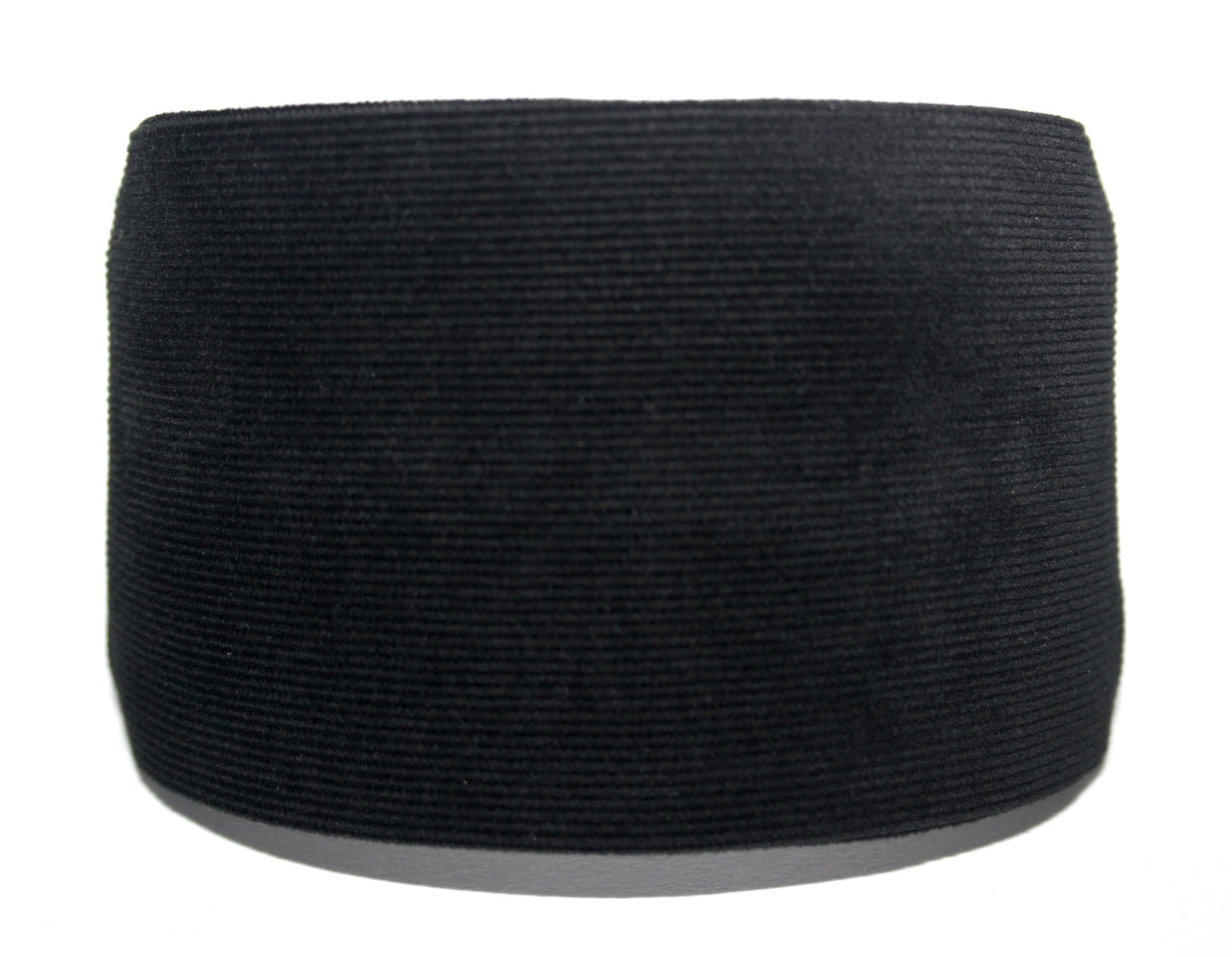 Black micro corduroy headband Flat hairband scarf