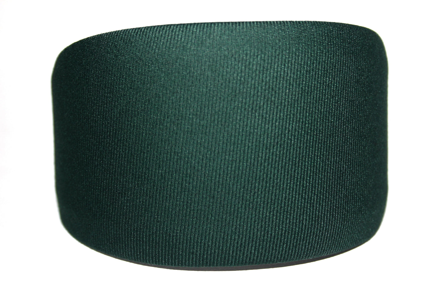 Dark Green fabric headband Wide head scarf women blair waldorf headpiece no plastic adjustable hairband