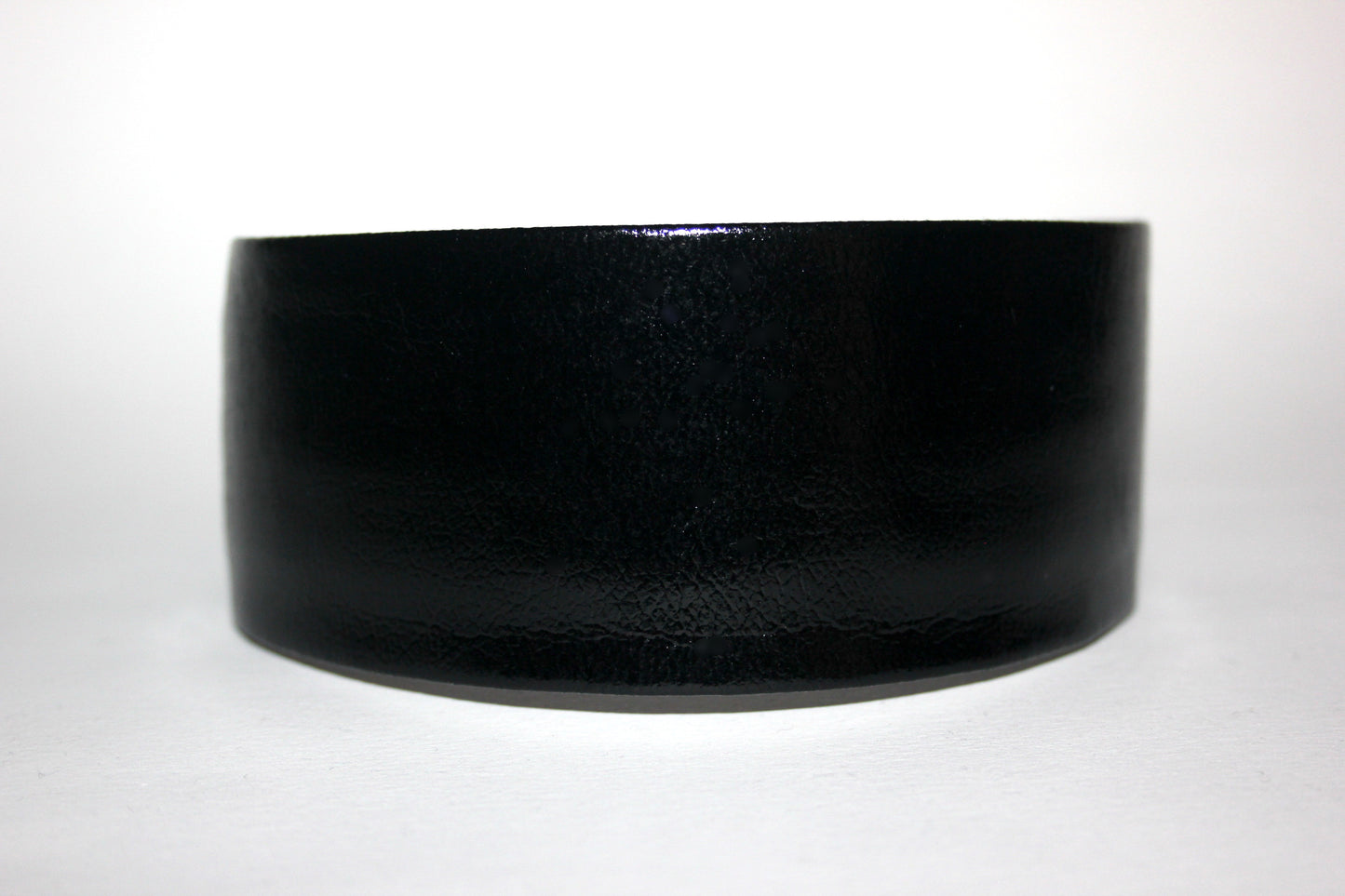 Patent leather flat headband Black rockabilly head scarf Handmade women hairband