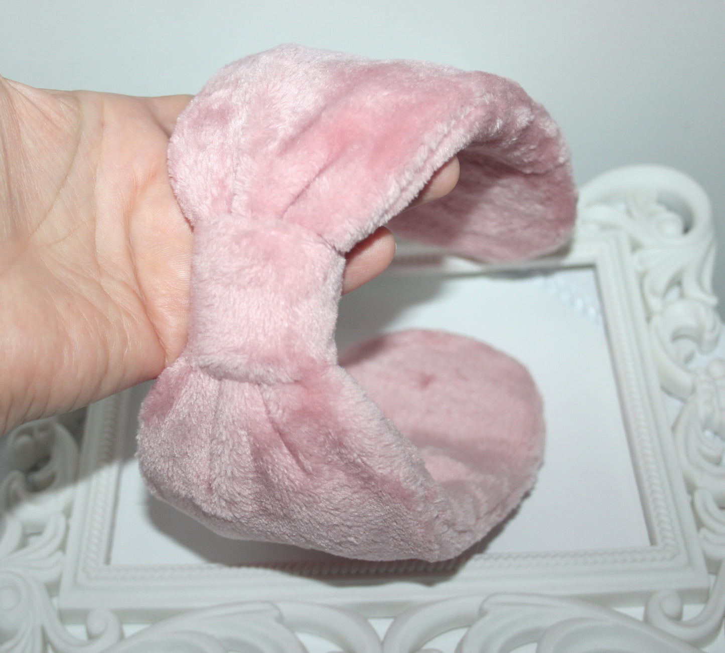 Blush Pink thin earmuff Cuddle warm headband turban for women