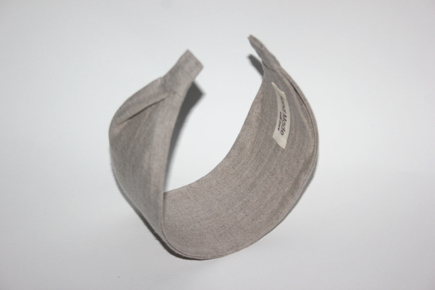 Natural linen headband for women Undyed head scarf