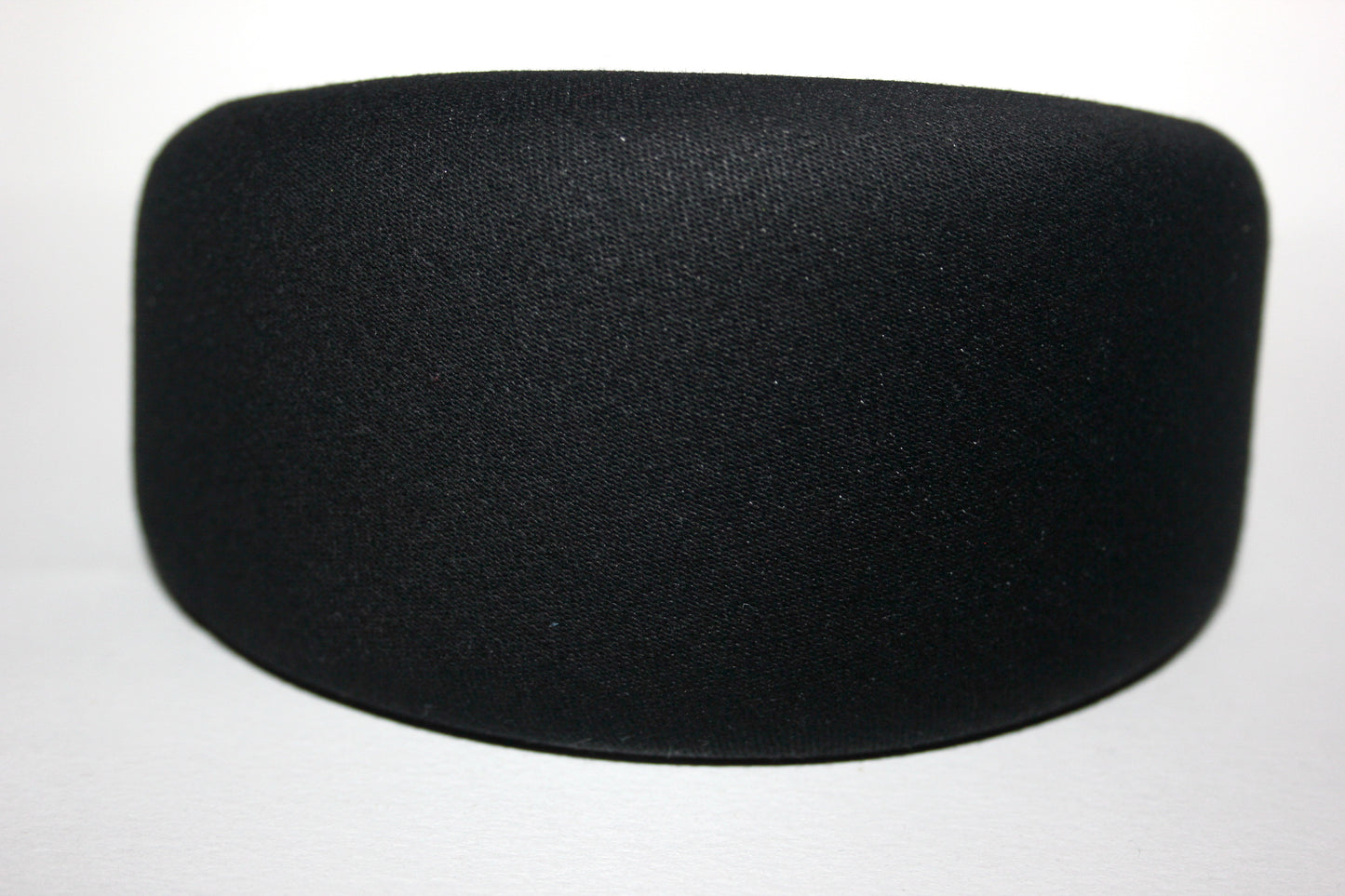 Denim puffy hairband, Black padded headband for women, cotton thick hairband, plastic free