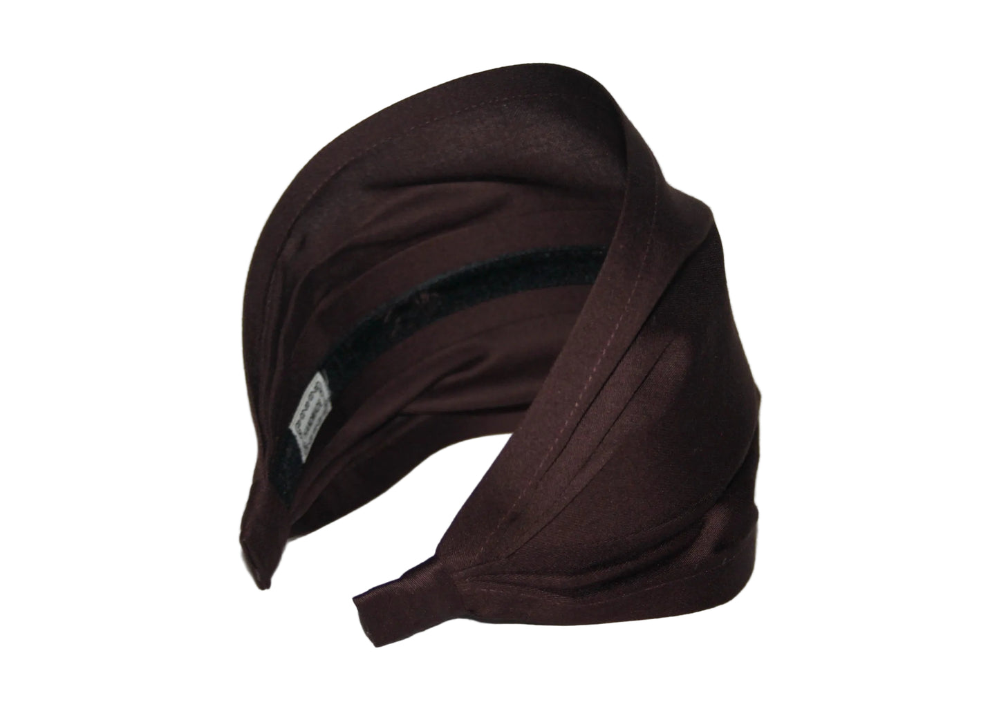 Cotton headband Chocolate Brown alopecia hair bandana