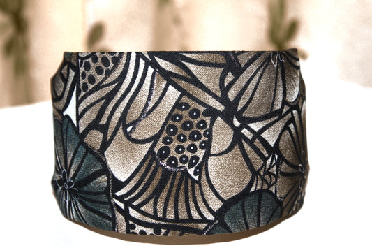 Boho headband extra wide cotton headbands for women, hair loss head scarf