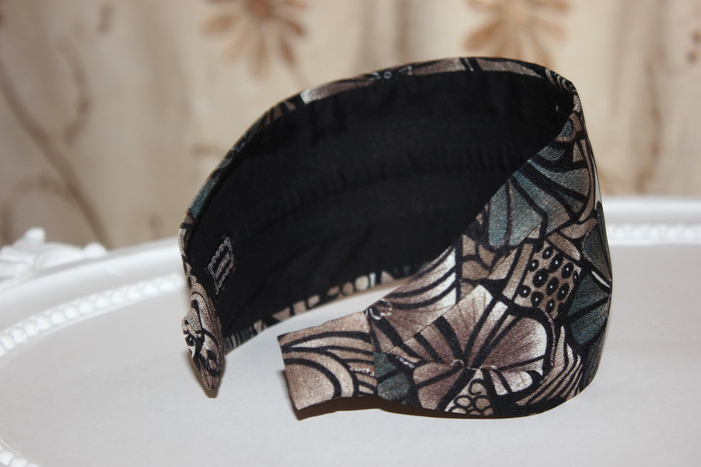 Boho headband extra wide cotton headbands for women, hair loss head scarf