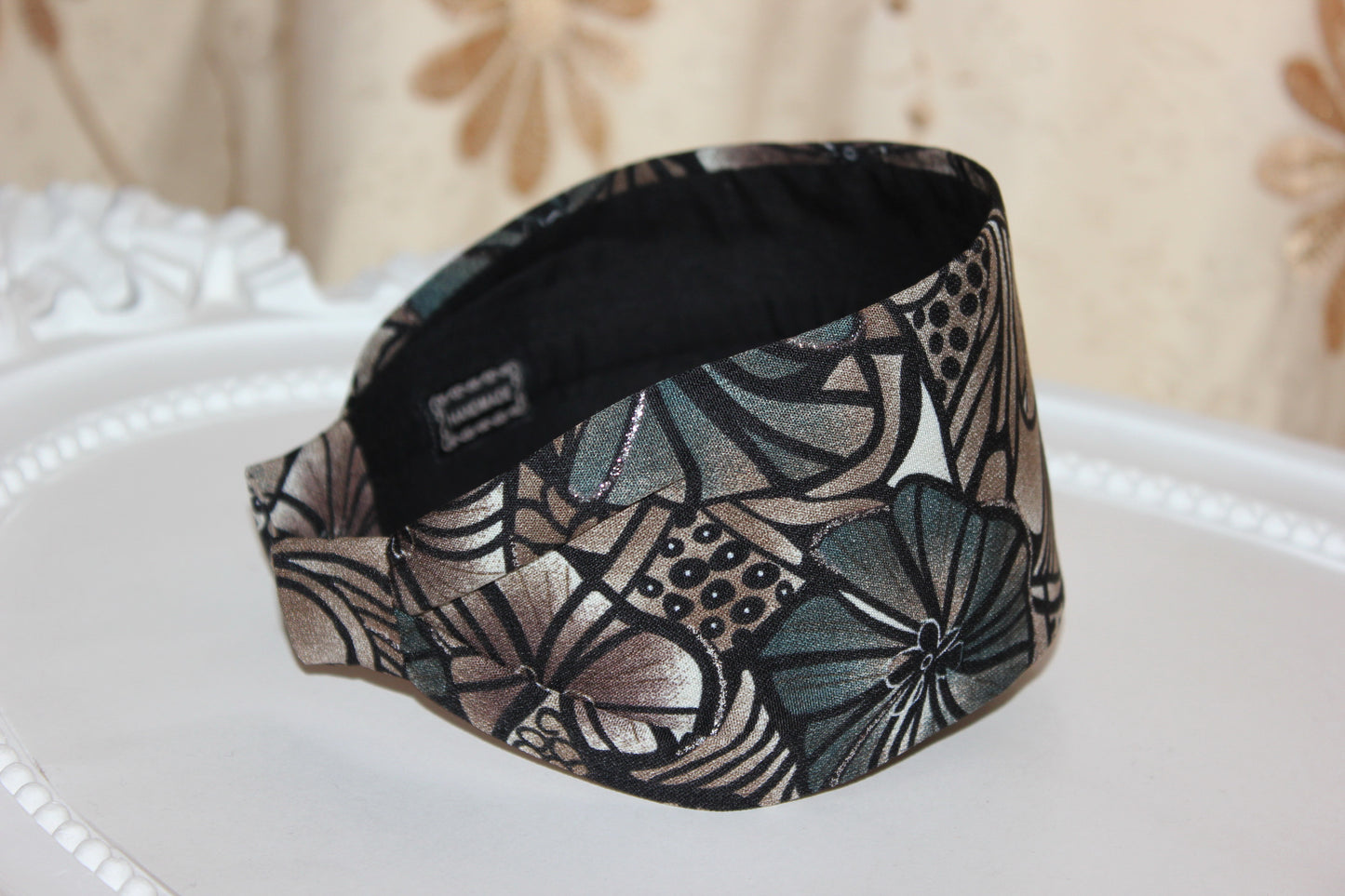 Boho headband extra wide cotton headbands for women, hair loss head scarf