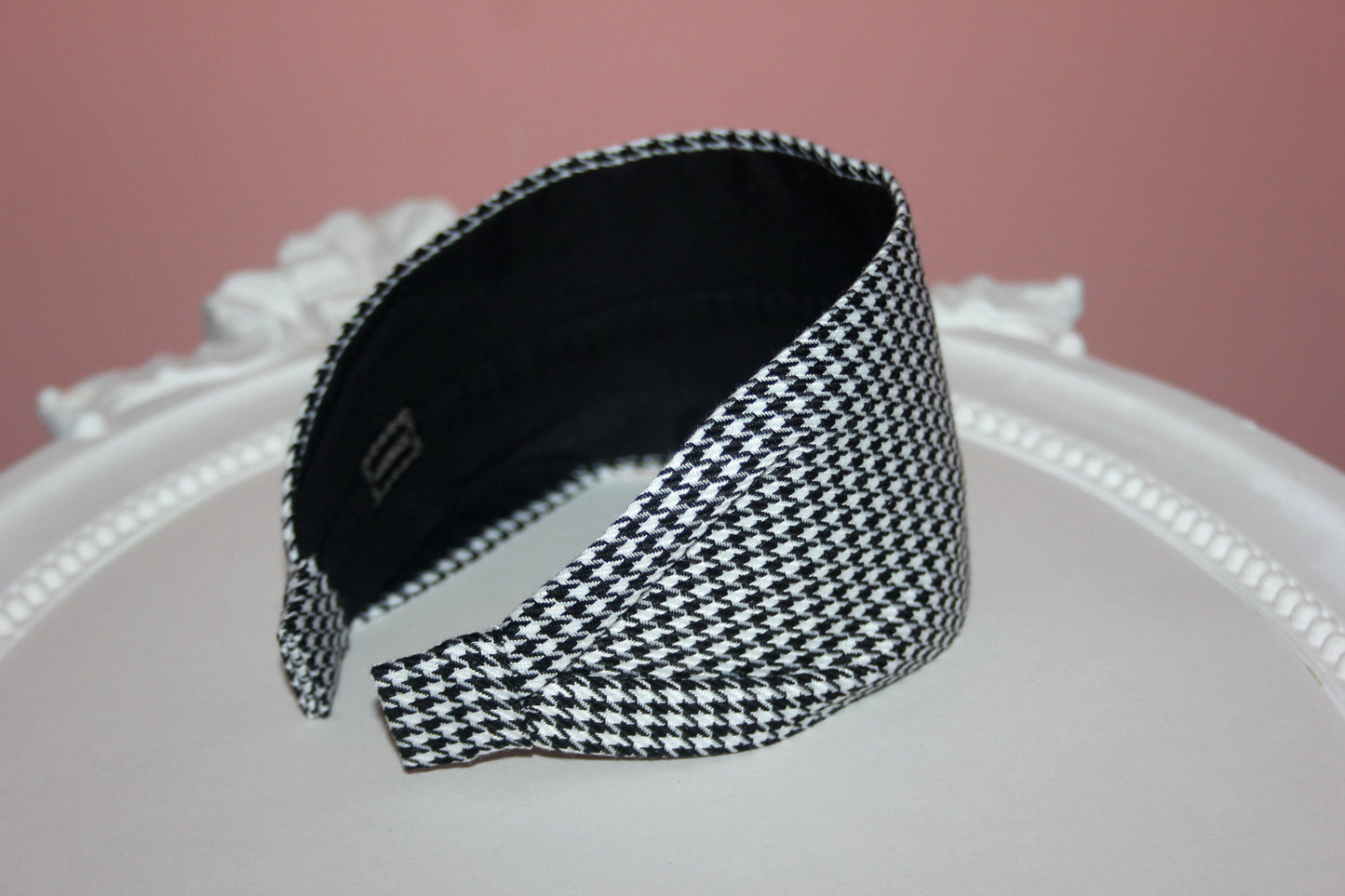 Houndstooth headband woman head accessories