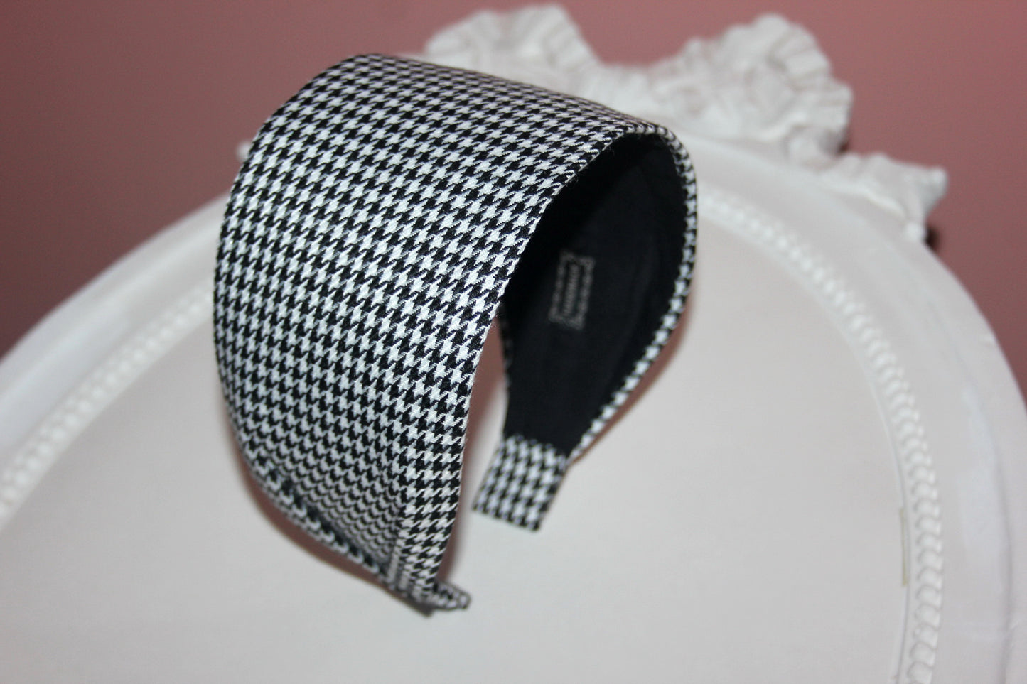 Houndstooth headband woman head accessories