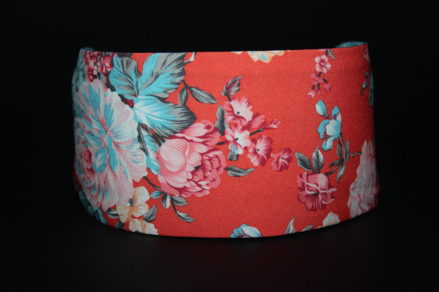 Coral & Blue headbands for women viscose fabric head scarf
