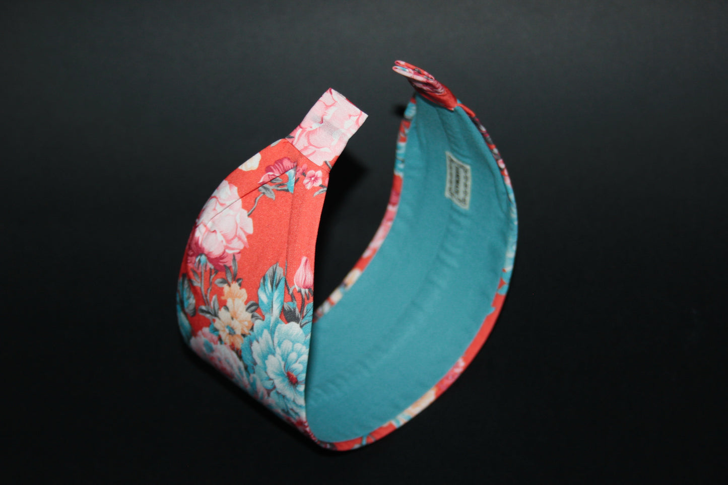 Coral & Blue headbands for women viscose fabric head scarf