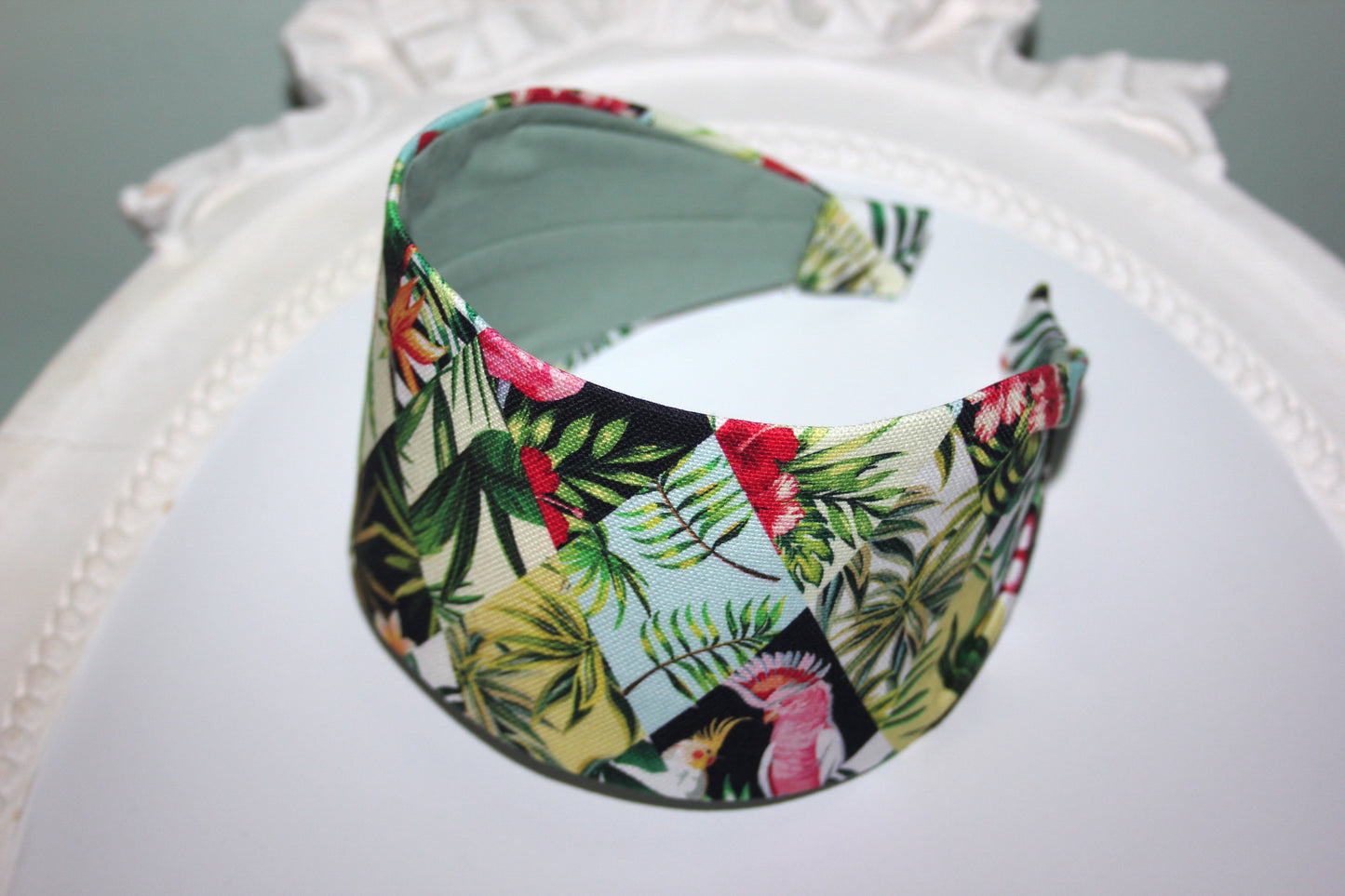 Hawaiian headband for women Tropical print headcover