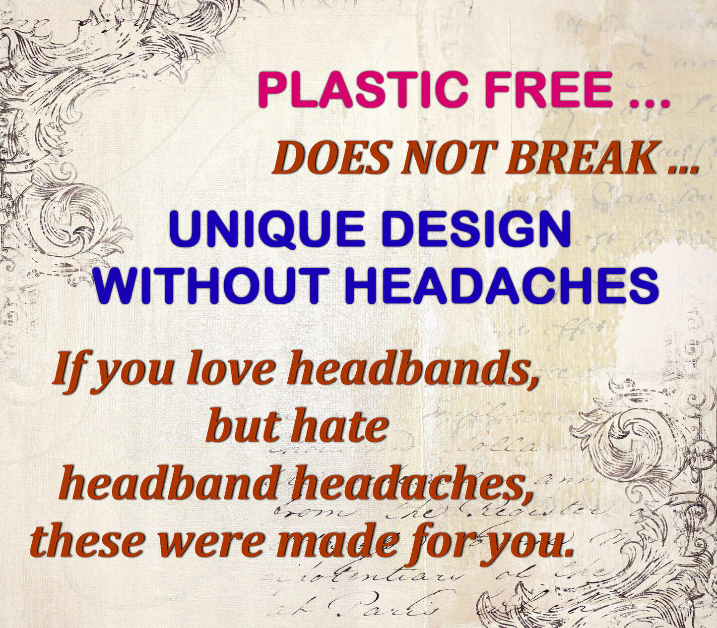 Black wool flat headband, Fleece wool hairband with thin ends, plastic free... NEW