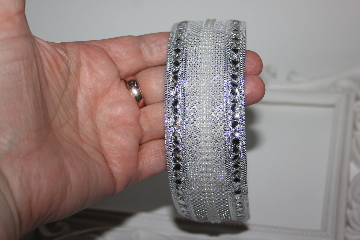 Sparkle headbands 1.7"inches Shiny hairband scarf