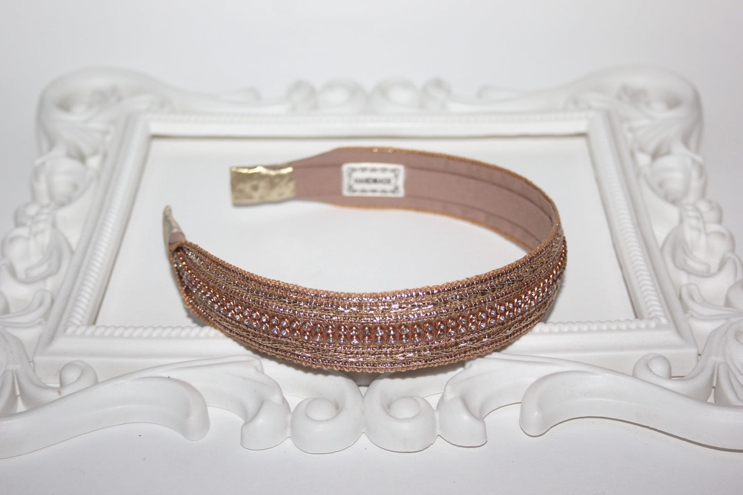 Sparkle headbands for women 1"inch Shiny hairband scarf
