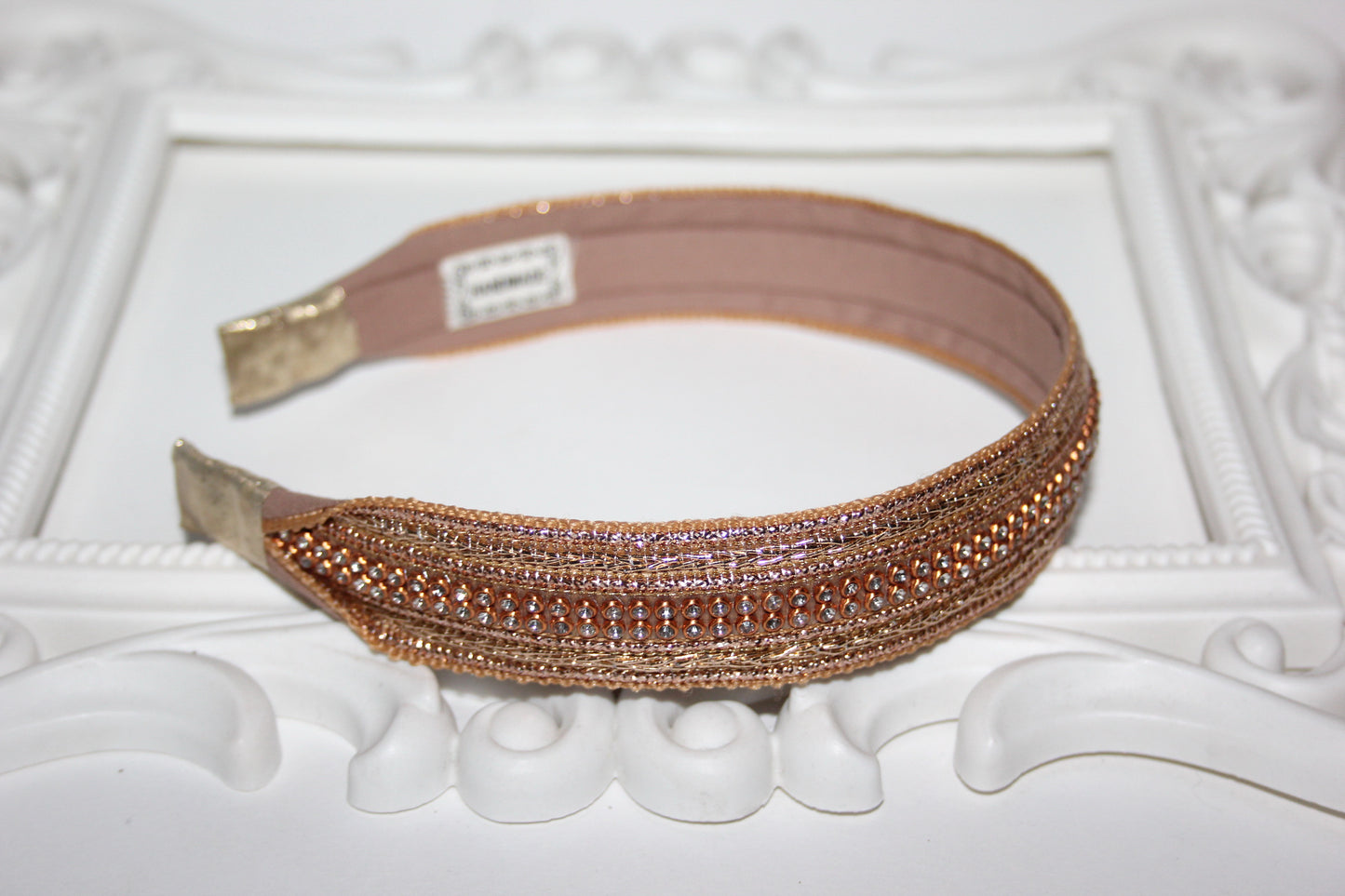 Sparkle headbands for women 1"inch Shiny hairband scarf