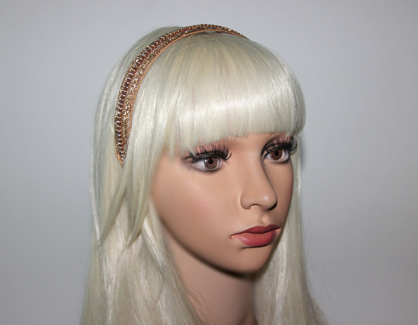 Sparkle headbands for women 1"inch Shiny hairband scarf