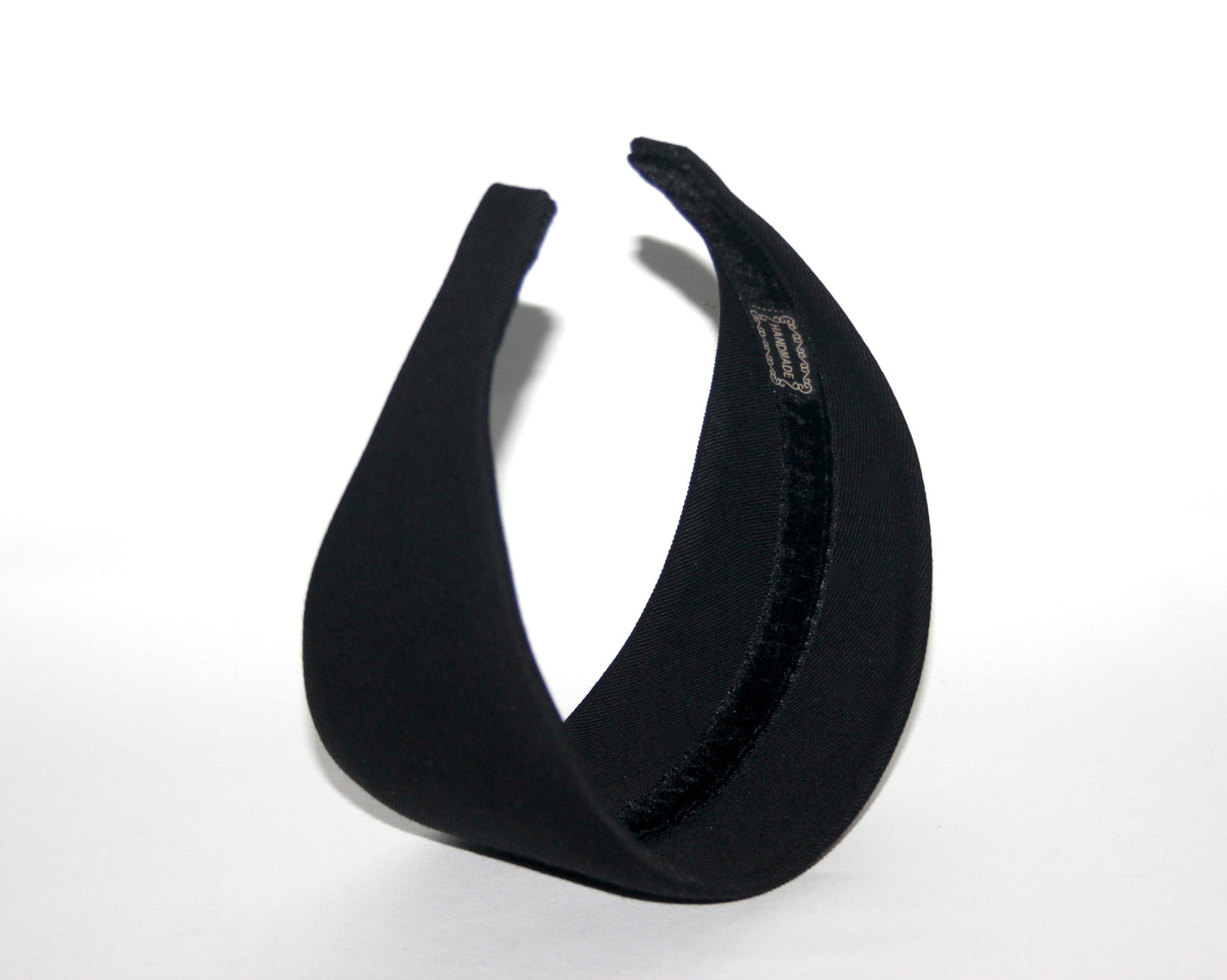 Black denim headband Cotton bull denim head scarf adjustable, plastic free