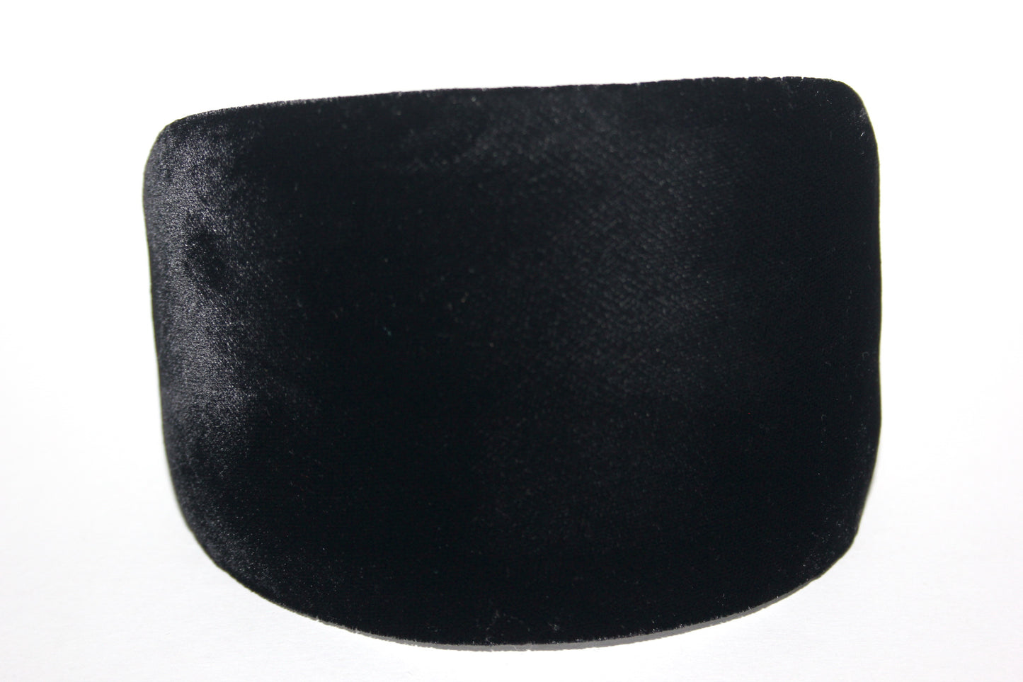 Black silk velvet headband for women, wide adjustable hairband, plastic free