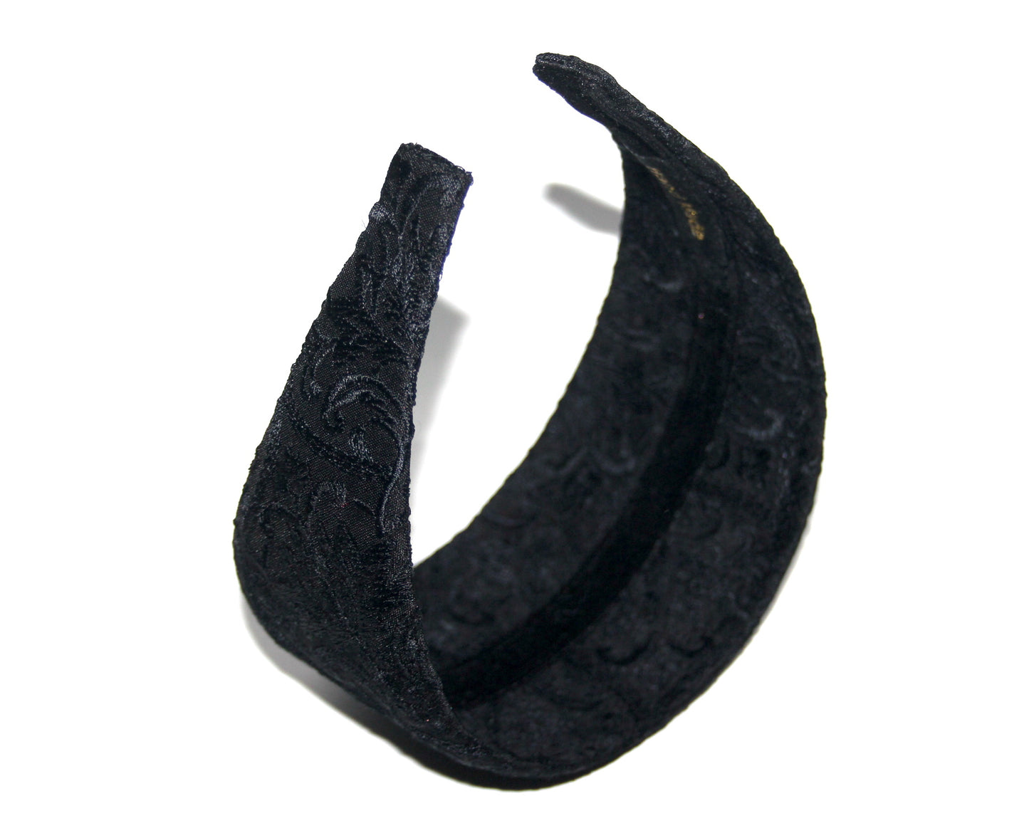 Embroidered headband Black women head scarf, plastic free