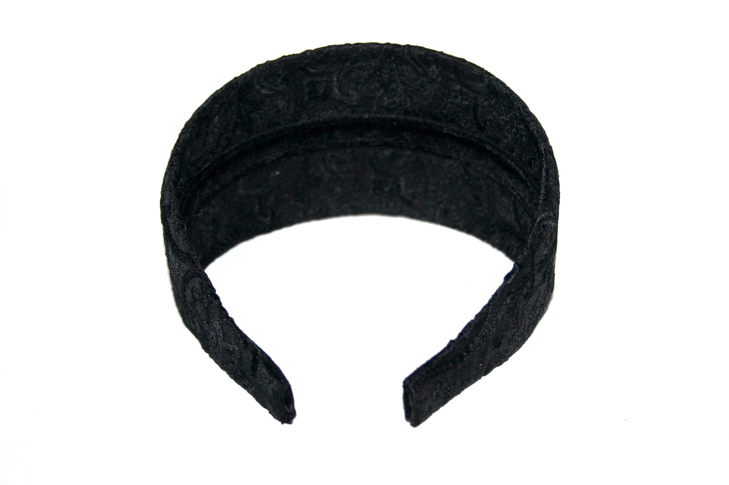 Embroidered headband Black women head scarf, plastic free