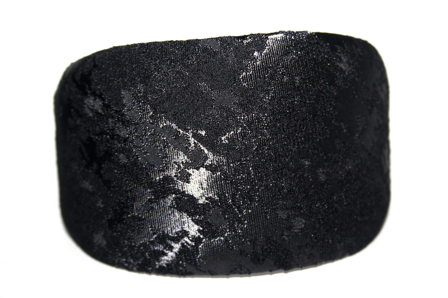 Black jacquard headband women Abstract pattern hairband, plastic free