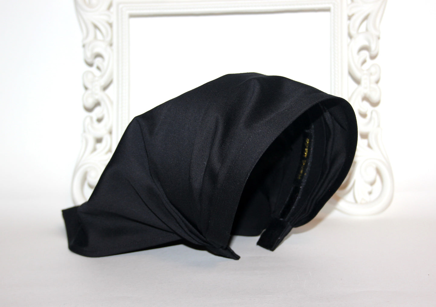Black cotton bandana headband Triangle headcover