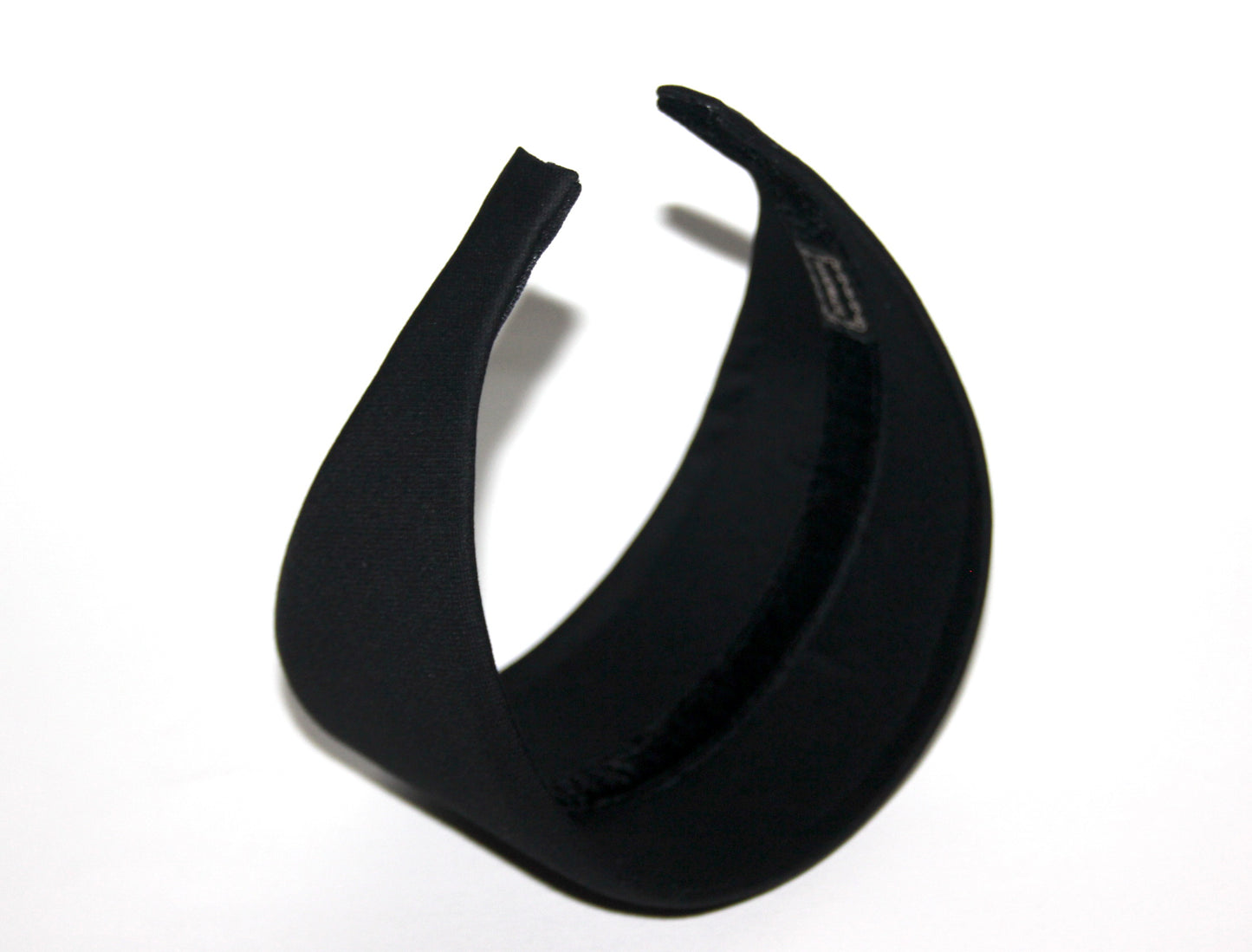 Black cotton/viscose headband, plastic free