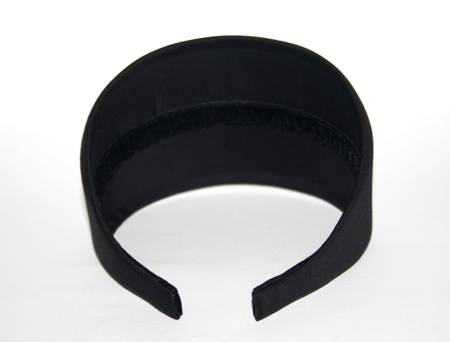 Black cotton/viscose headband, plastic free