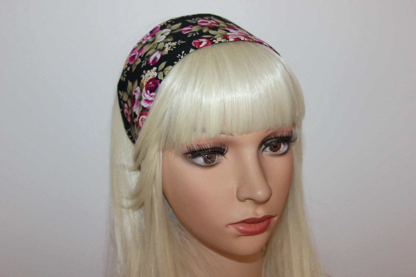 Floral cotton print headband women hair accessory