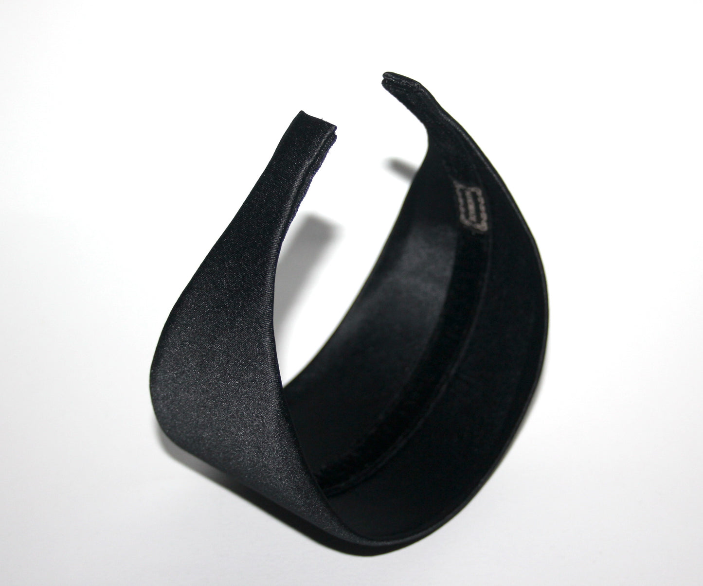 Satin headband Black hairband for women Plastic free head piece