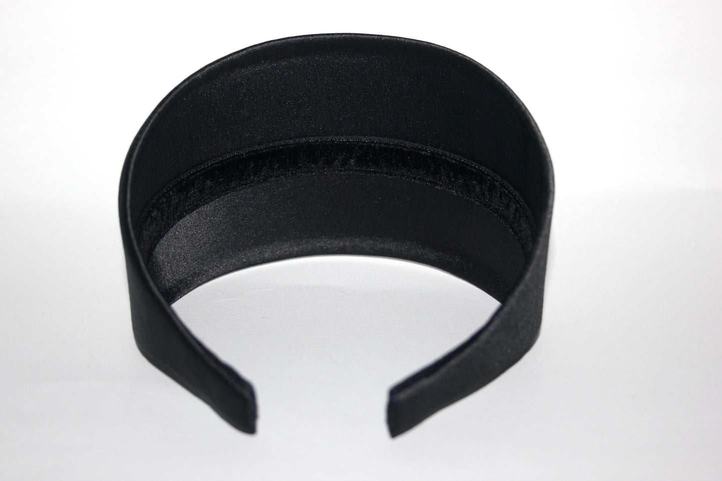Satin headband Black hairband for women Plastic free head piece