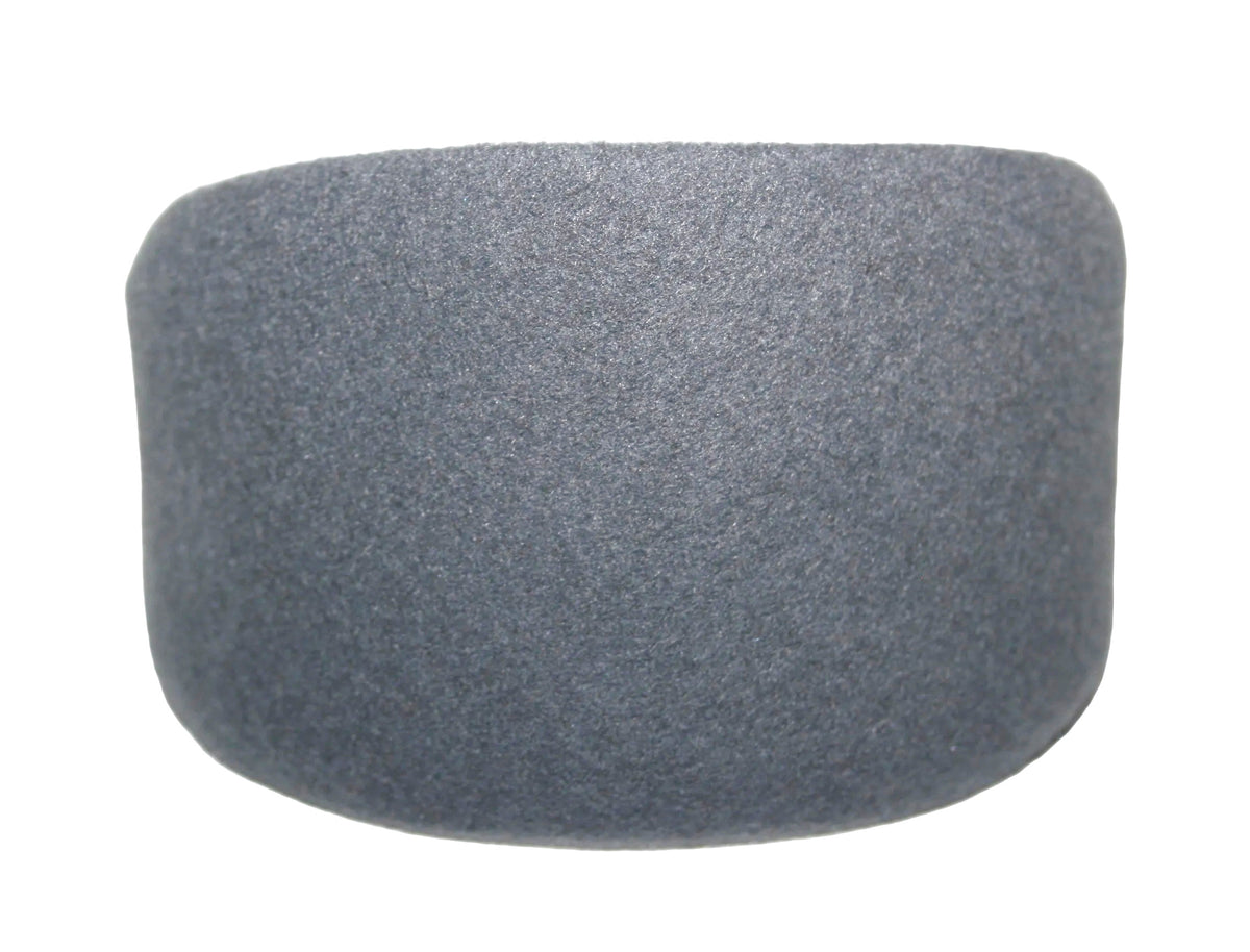 Gray felted headband Warm head scarf Handmade head corver Preppy head accessory, plastic free