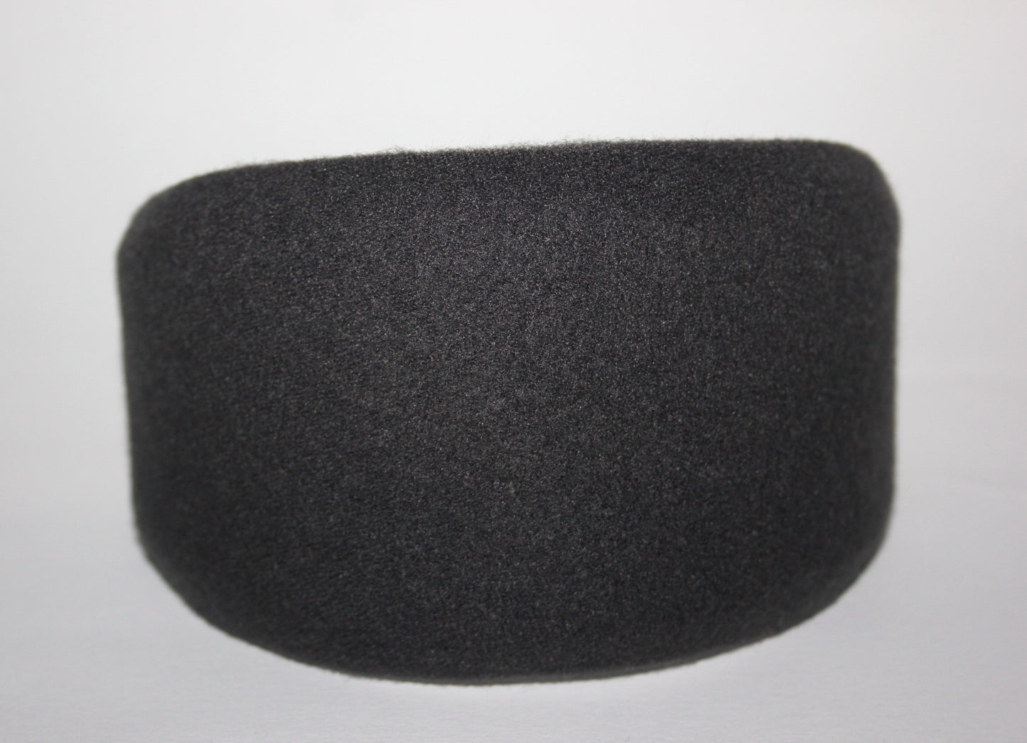 Charcoal Gray felted headband Warm head scarf Handmade head corver Preppy head accessory, plastic free