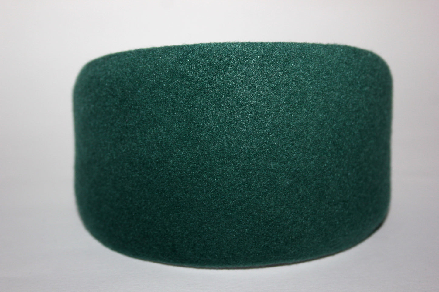 Pine Green felted headband Warm head scarf Handmade head corver Preppy head accessory, plastic free
