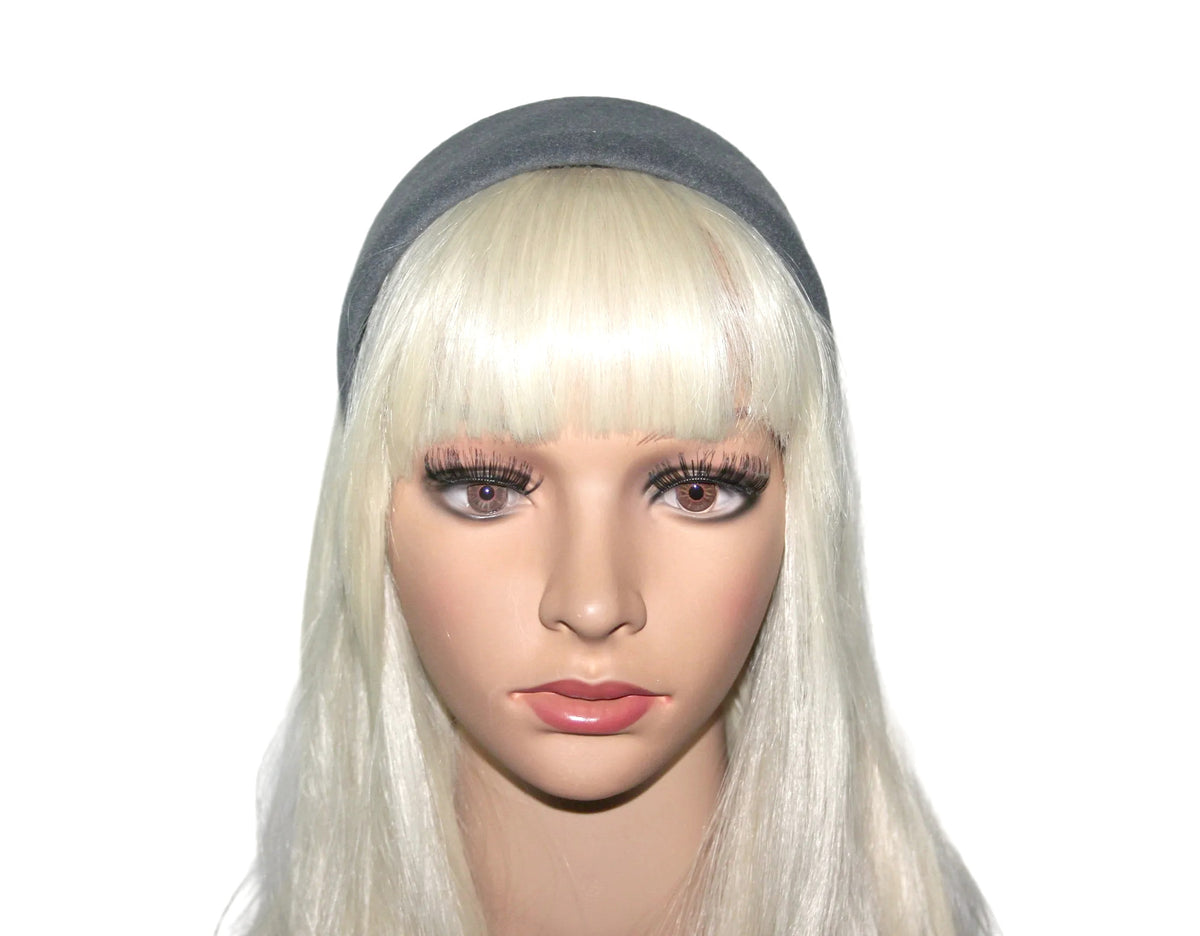 Gray felted headband Warm head scarf Handmade head corver Preppy head accessory, plastic free
