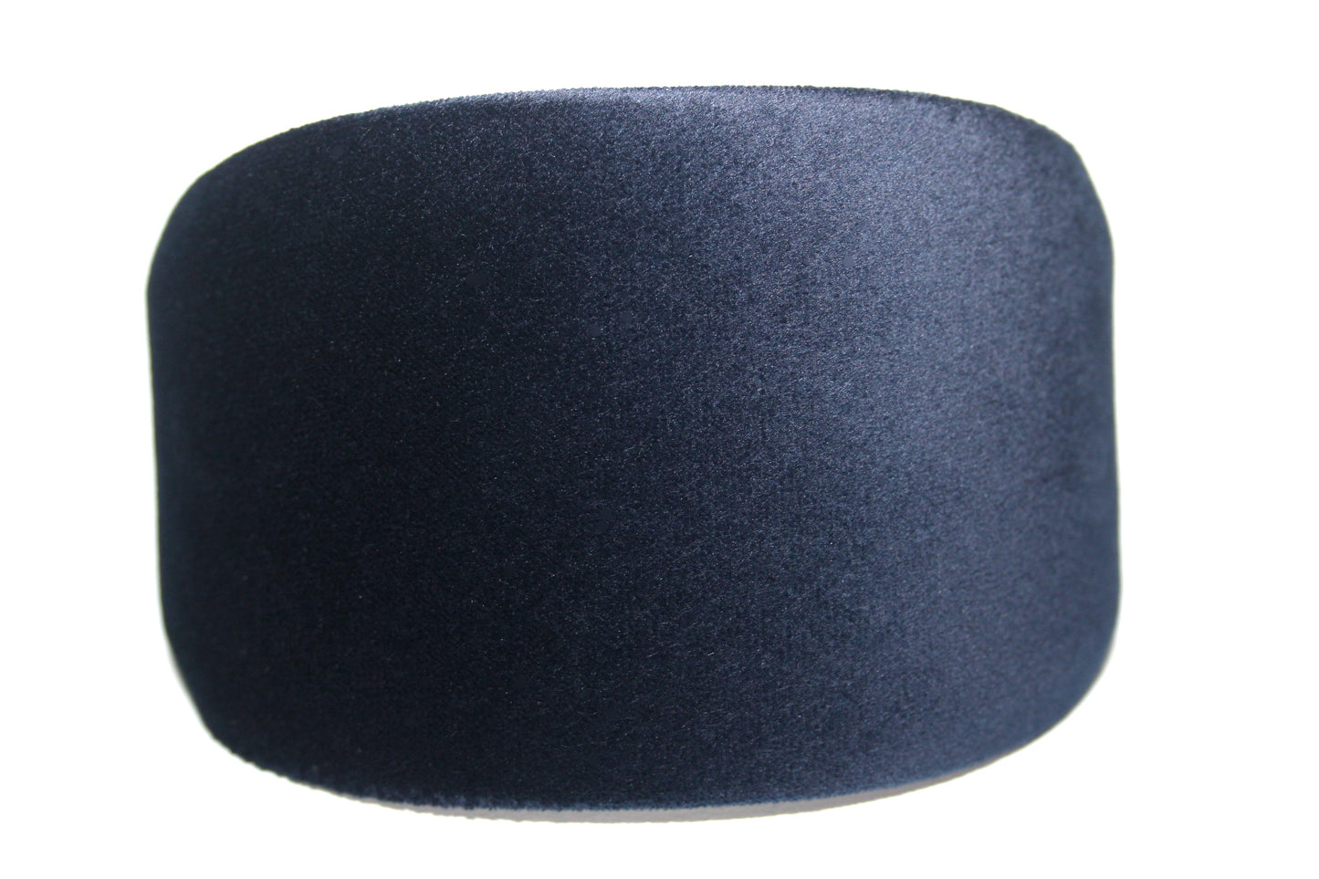 Dark Blue cotton velvet headband for women, from narrow to extra wide hairband, plastic free