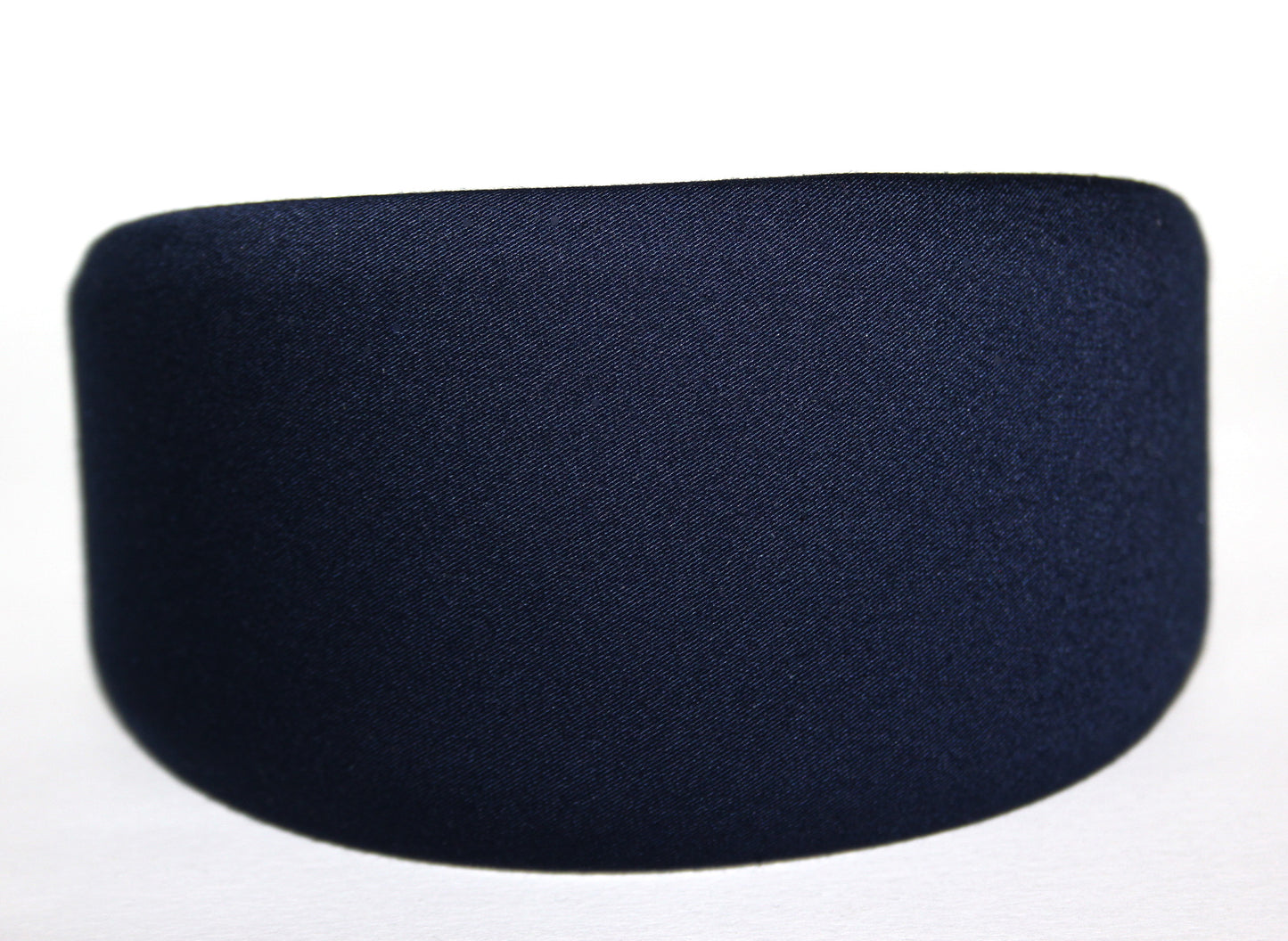 Dark Blue fabric headband Wide head cover for women Waldorf style, plastic free
