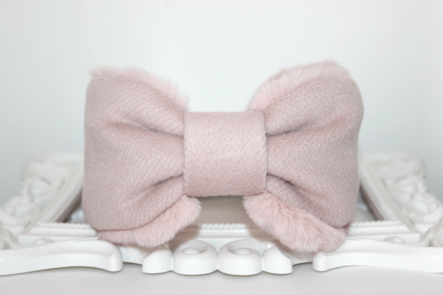 Pale Pink earmuffs women faux fur earmuffs ear warmer headband turban