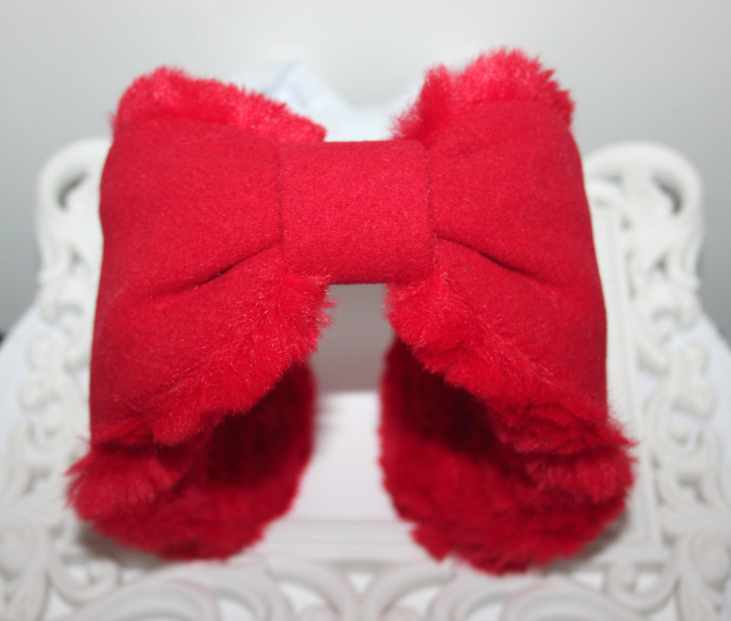Red earmuffs Women ear warmer Comfy headband turban