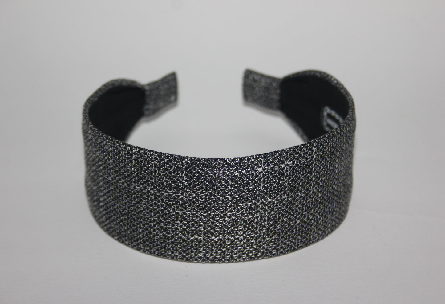 Women Headband Black & White business attire woman head scarf Wide cotton blend hairband