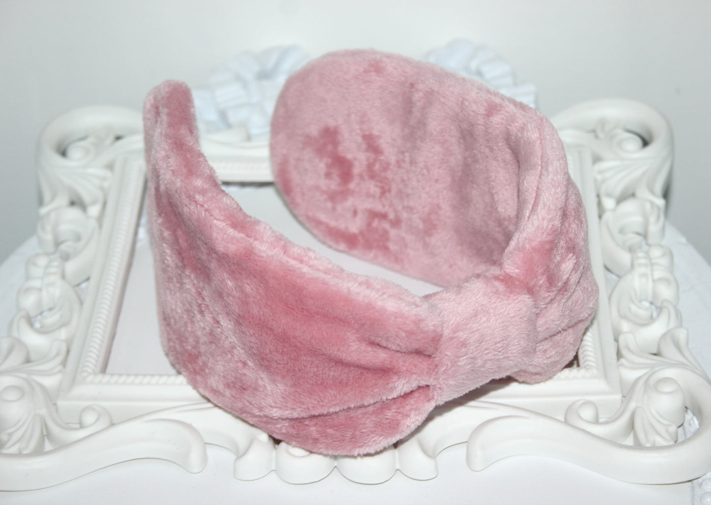 Blush Pink thin earmuff Cuddle warm headband turban for women