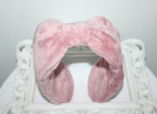 Blush Pink thin earmuff Cuddle warm headband turban for women